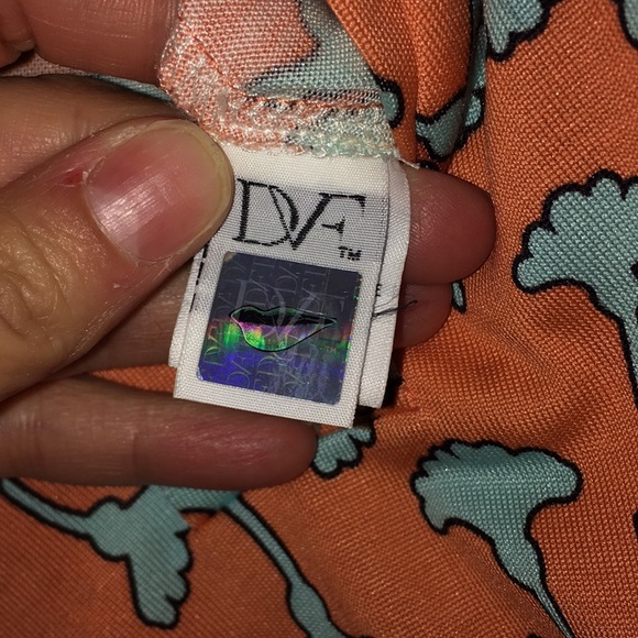 Diane von Furstenberg Reina L/S Coral Dress - Picture 5 of 7